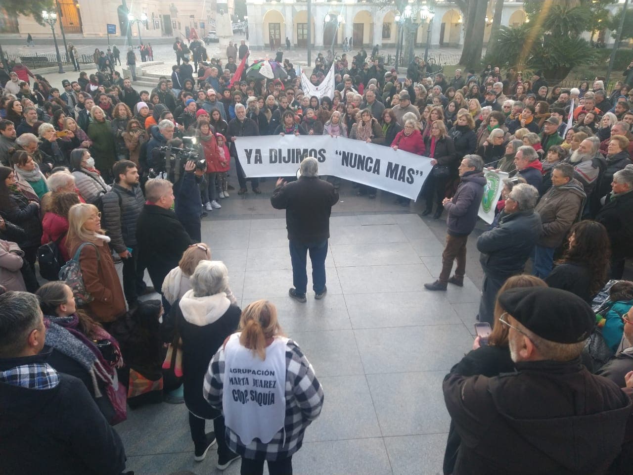 “En medio del dolor y del desconcierto, estamos una vez más exigiendo memoria, verdad y justicia”